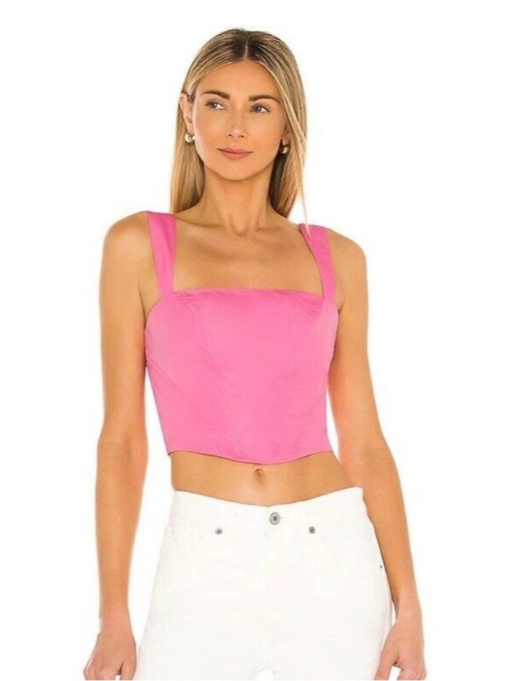 X REVOLVE PETROVA TOP Hot Pink Size S